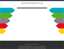 Tablet Screenshot of meadowcreekhighschool.org